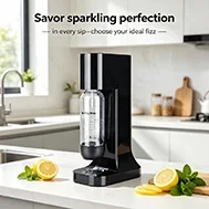 Handmatige Bruiswatermaker Soda Maker 02 Zwart
