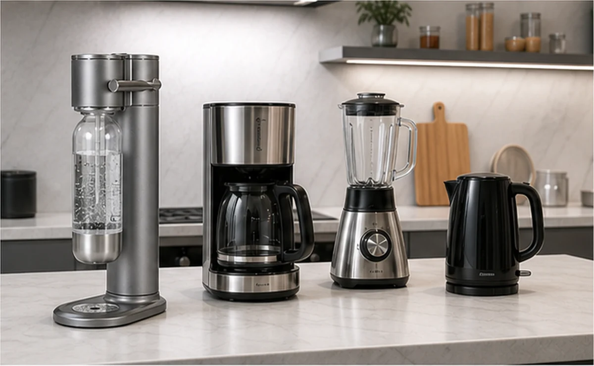 Soda maker models for appliance companies and kitchen appliance channels